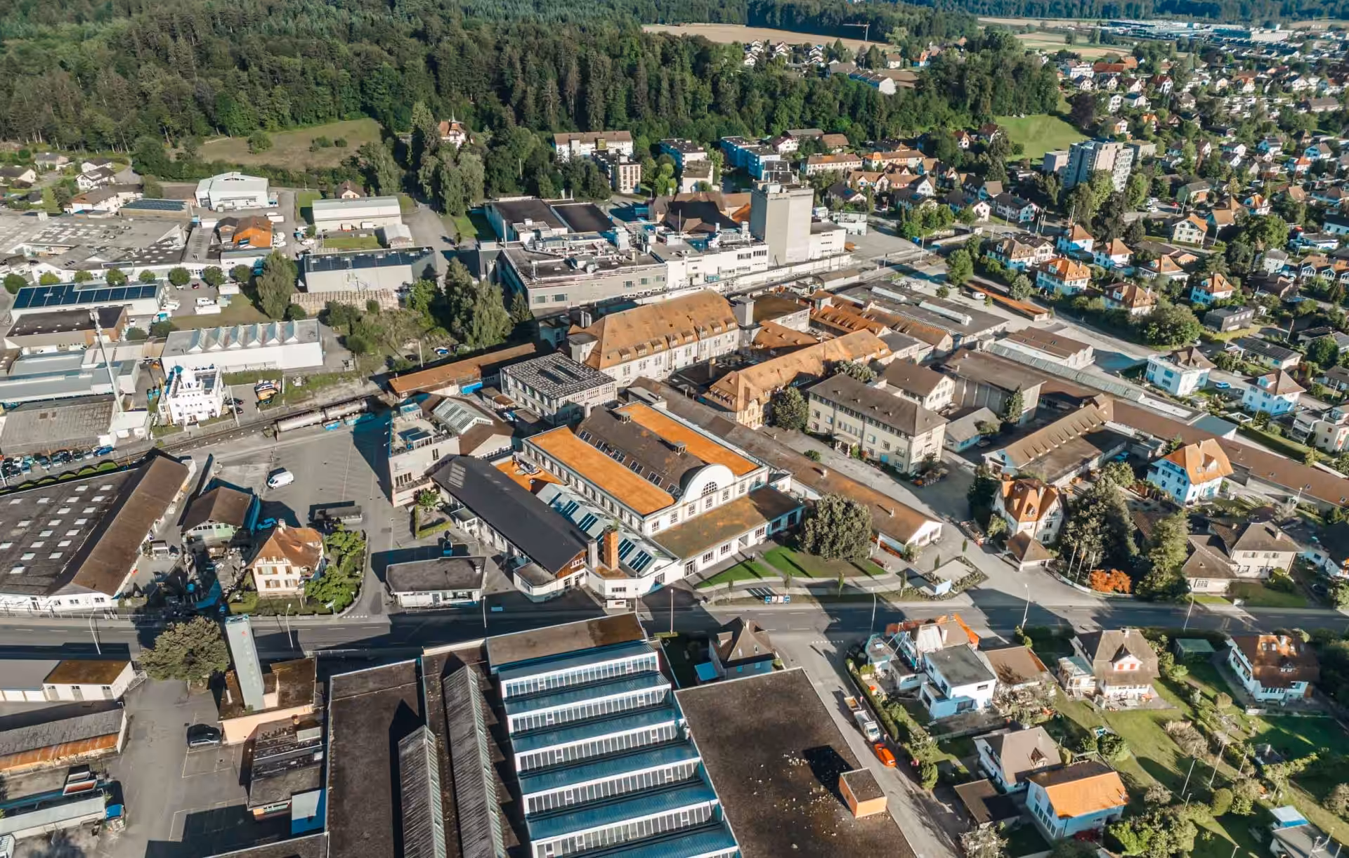Vogelperspektive Porzi Areal